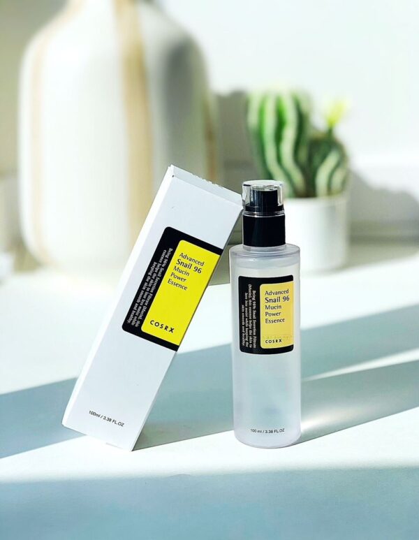 COSRX Snail Mucin 96% Power Repairing Essence 3.38 fl.oz 100ml, Hydrating Serum for Face with Snail Secretion Filtrate for Dull Skin & Fine Lines, Korean Skin Care