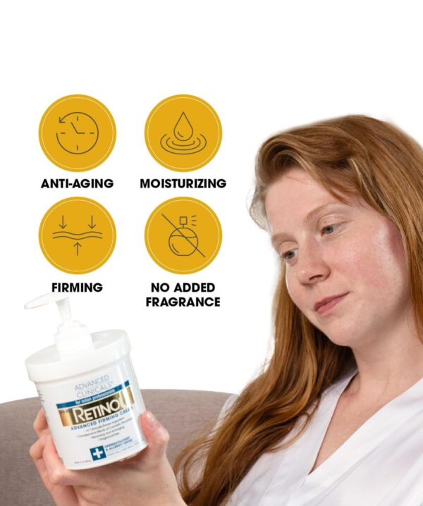 Advanced Clinicals Retinol Body Lotion Moisturizer Face Lotion & Body Cream - Image 3