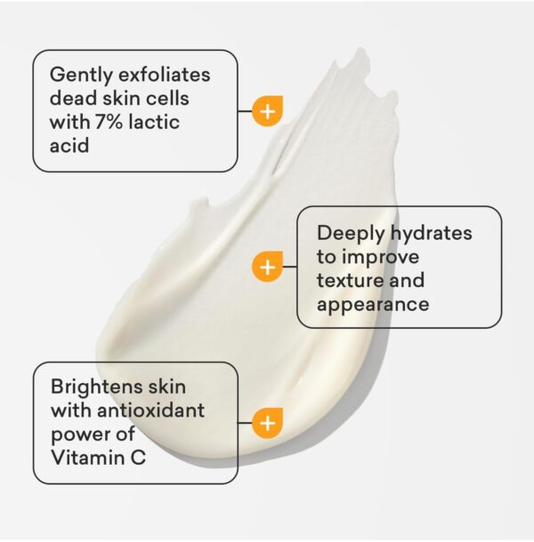AmLactin Daily Vitamin C Lotion - 7.9 oz Body Lotion with 7% Lactic Acid - Skin-Brightening - Image 3