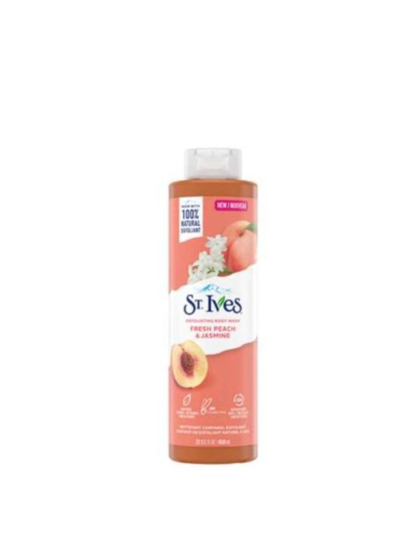 St Ives Exfoliating Fresh Peach & Jasmine Body Wash 650ml