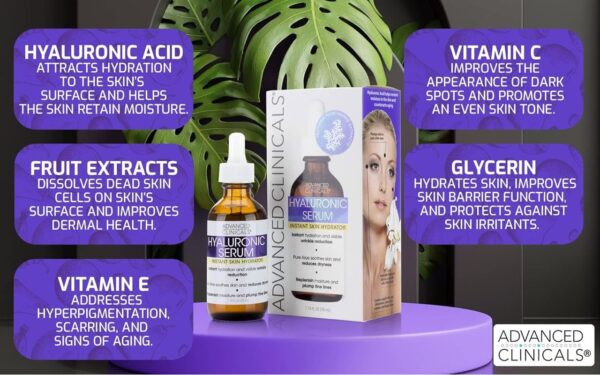 ADVANCE CLINICAL HYALURONIC SERUM - Image 3