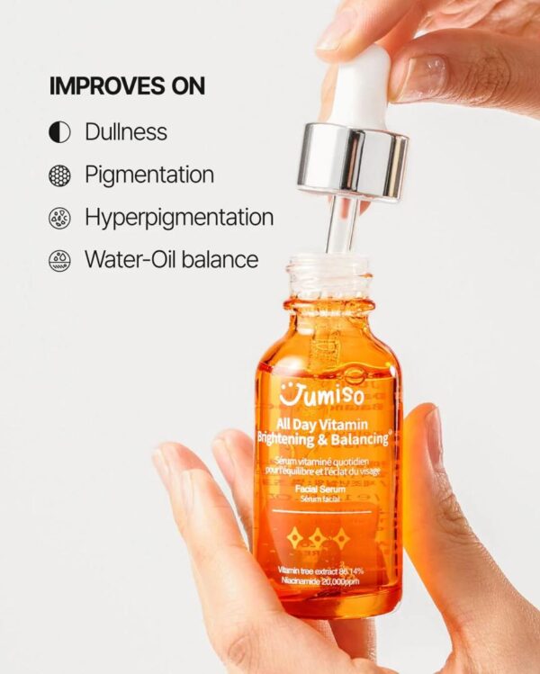 JUMISO All Day Vitamin Brightening & Balancing Serum 30ml - Image 4