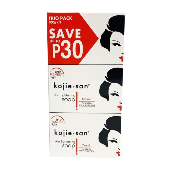 KOJIE SAN Zero Pigment Light Kojic Acid Soap 3 in 1