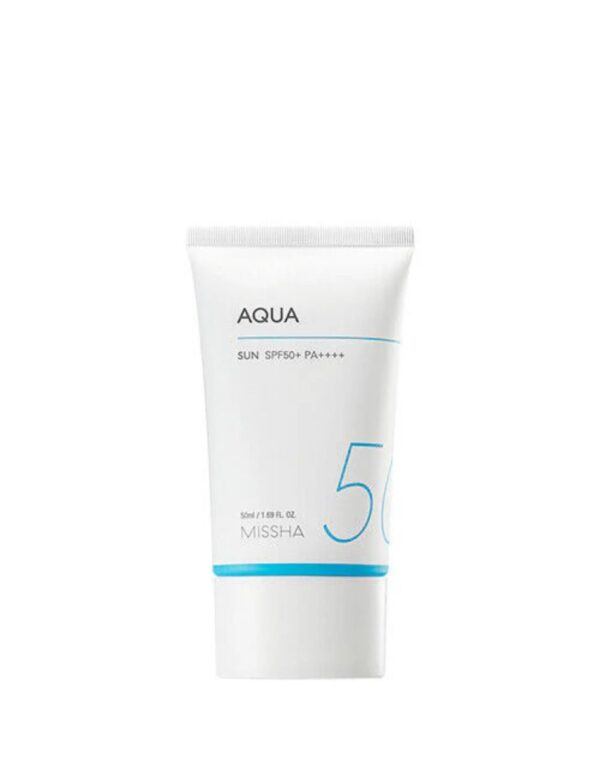 MISSHA – All-Around Safe Block Aqua Sun SPF50+ PA++++ New 50ml - Image 2