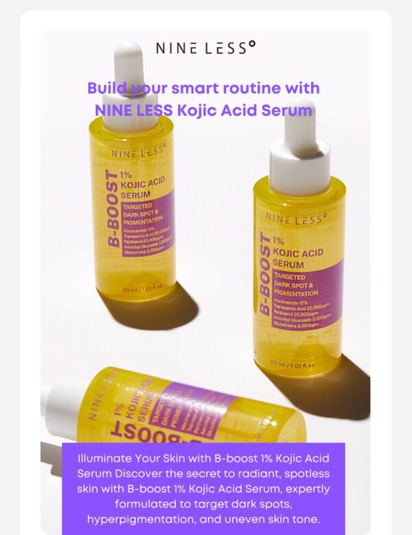 NINELESS B-Boost 1% Kojic Acid Serum - Image 3