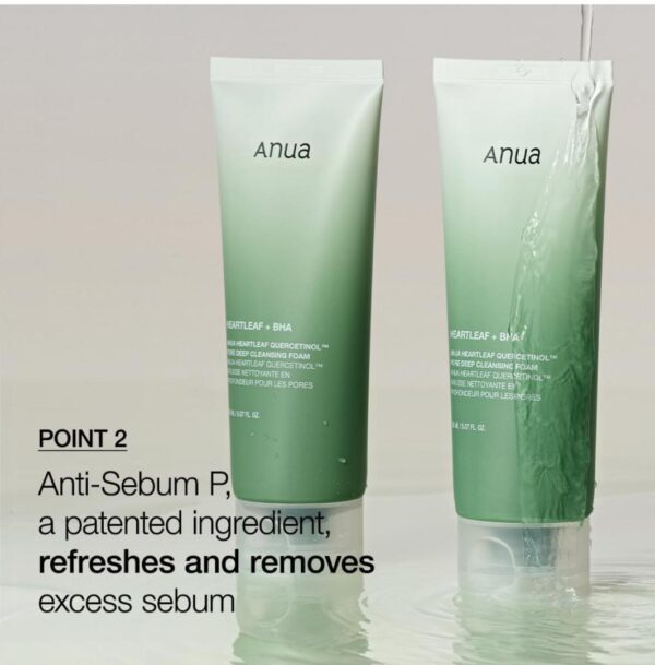 ANUA Heartleaf Quercetinol Pore Deep Cleansing Foam - Image 3