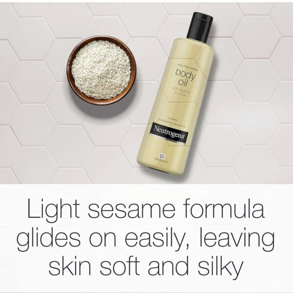 Neutrogena® Body Oil, Light Sesame Formula For Dry Skin - Image 2