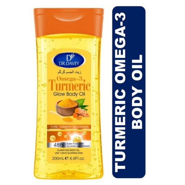 Dr. Davey Omega-3 Turmeric Glow Body Oil - 200 ml
