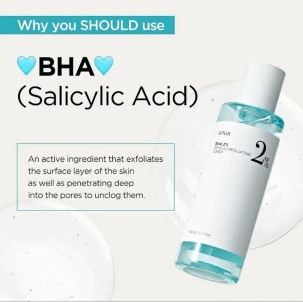 ANUA BHA 2% Gentle Exfoliating Toner - Image 2